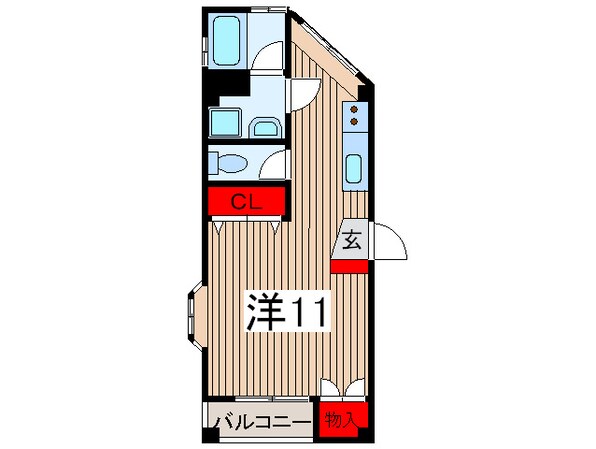 ヴァンベ－ル入曽Ⅱの物件間取画像